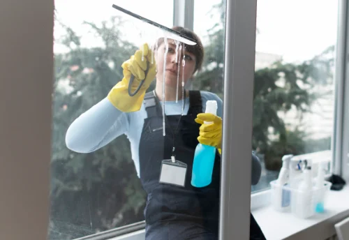 Nettoyage de vitres intérieures et extérieures à Domagné